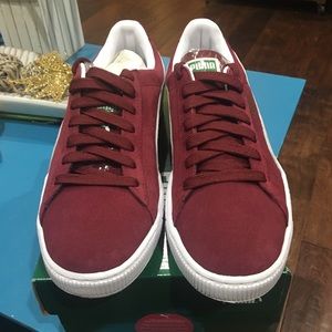 puma suede cabernet